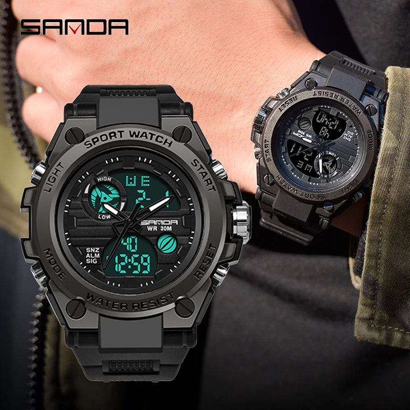 Relógio Digital Masculino Sanda G Style