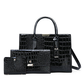 Bolsa Feminina Modelo Nelly + 2 Carteiras de Brinde